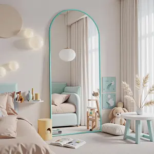 Antok full  length mirror for christmas gift Arch Floor Mirror, 59"x18" Full Length Mirror - Freestanding Full Body Mirror with Stand for Bedroom or Living Room
