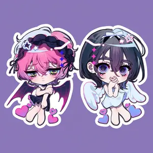 Mizi & Sua Alien Stage Harmony Glow Sticker – Waterproof Vinyl