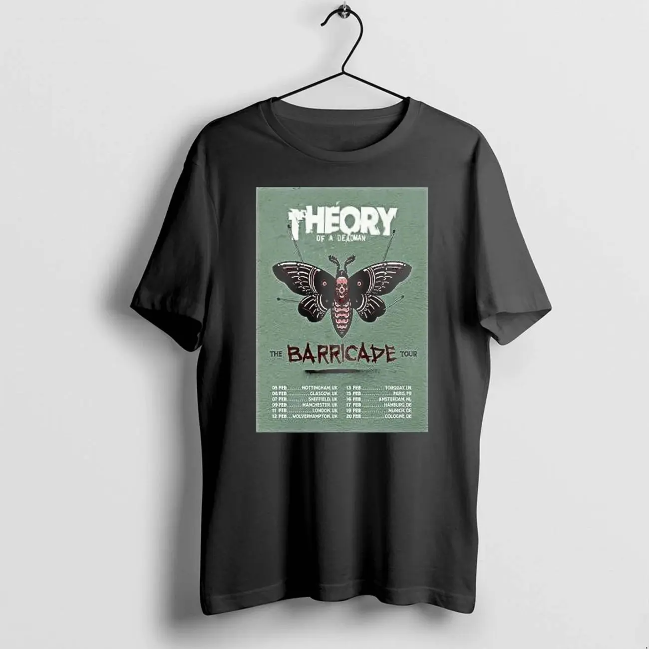 Officials Theory The Barricade Tour 2027 Black T Shirt Sweater Hoodie 4HJ