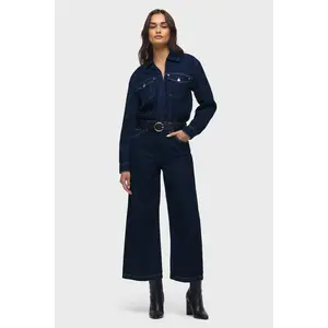 Wide Leg Crop Jumpsuit