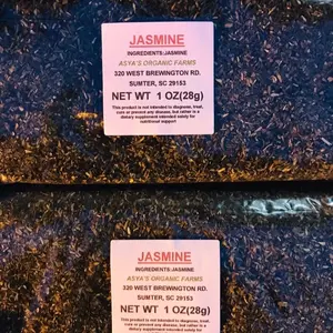 Organic Jasmine Tea 1oz or 2oz Loose Leaf Jasmine Tea Beverage Natural