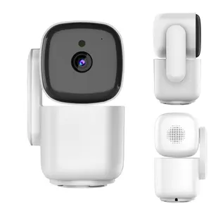 Home Remote Surveillance Camera - Two-Way Audio HD, Compact Indoor Security Camera with Night Vision & Motion Detection, White Color Crystal