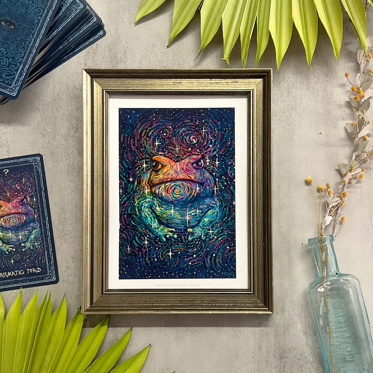 Prismatic Toad (Prisma Visions Tarot 7)