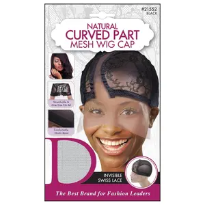 Curved Part U Part Wig Cap - Mesh Wig Cap for Women, Essential Hair Accessories and Hair Bonnet for Sleeping, 1 count