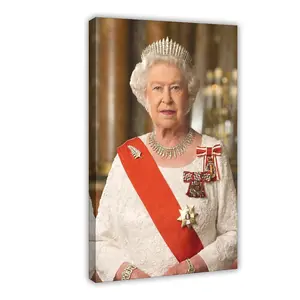 Queen Elizabeth II - Royal Poster 0147 bedroom canvas posters, hall wall art, bathroom canvas posters, home poster decoration