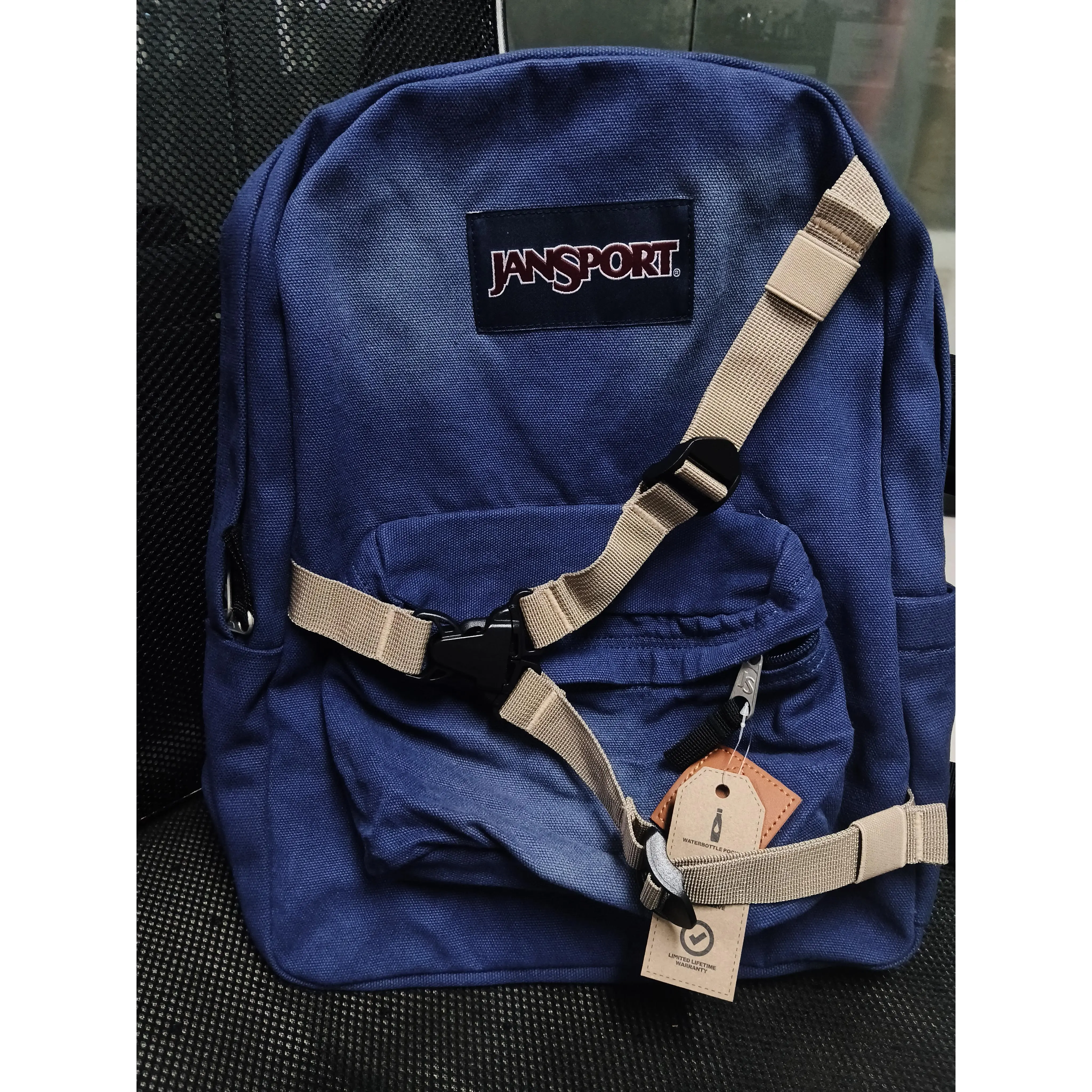 JanSport Spider-Man Graphic Washed Denim Backpack - Zip Closure, Spacious Storage, Unisex School Backpacks for School, Classic Casual Street BookbagHalloween gift