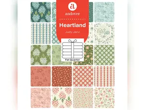 Heartland | Fat Quarter Bundle by Judy Jarvi for Andover Fabrics | 24 pcs