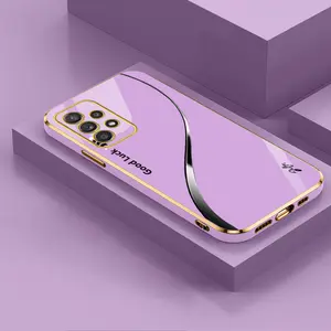 Suitable for [Galaxy A53 5g] Simple silk creative business high-end anti-drop electroplating silicone mobile phone case affordable anti-drop-888