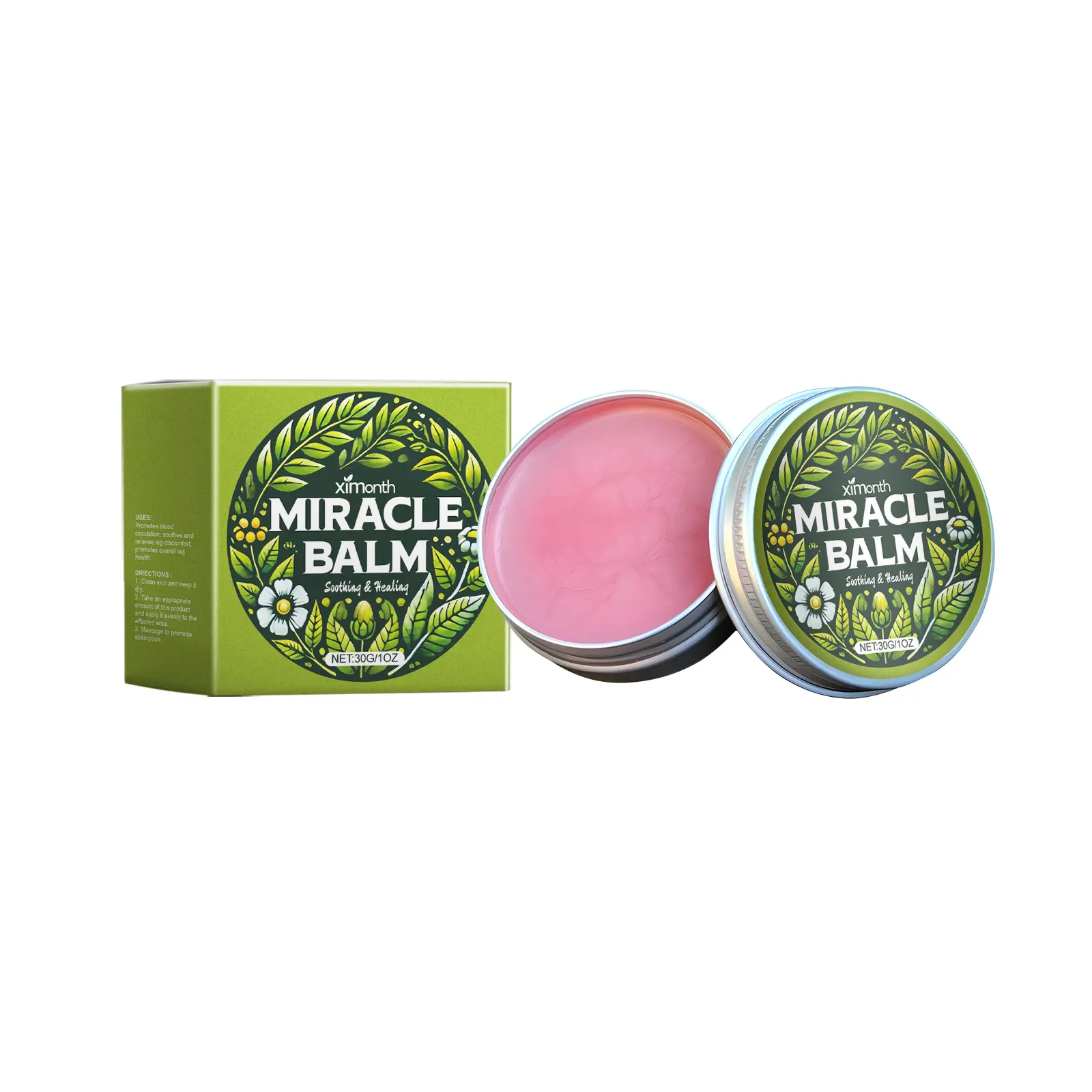2pcs Leg Care Cream Gentle Care Relieve Leg Discomfort Massage Daily External Use Care Cream