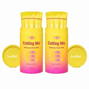 3 Botte LeeFar Cutting Drink Mix LZ–| Strawberry Açaí Flavor – 30 Servings