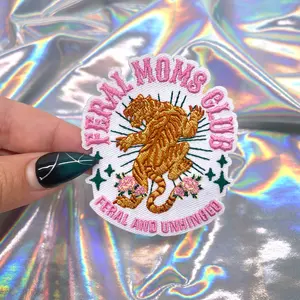 Feral Moms Club Iron On Patch