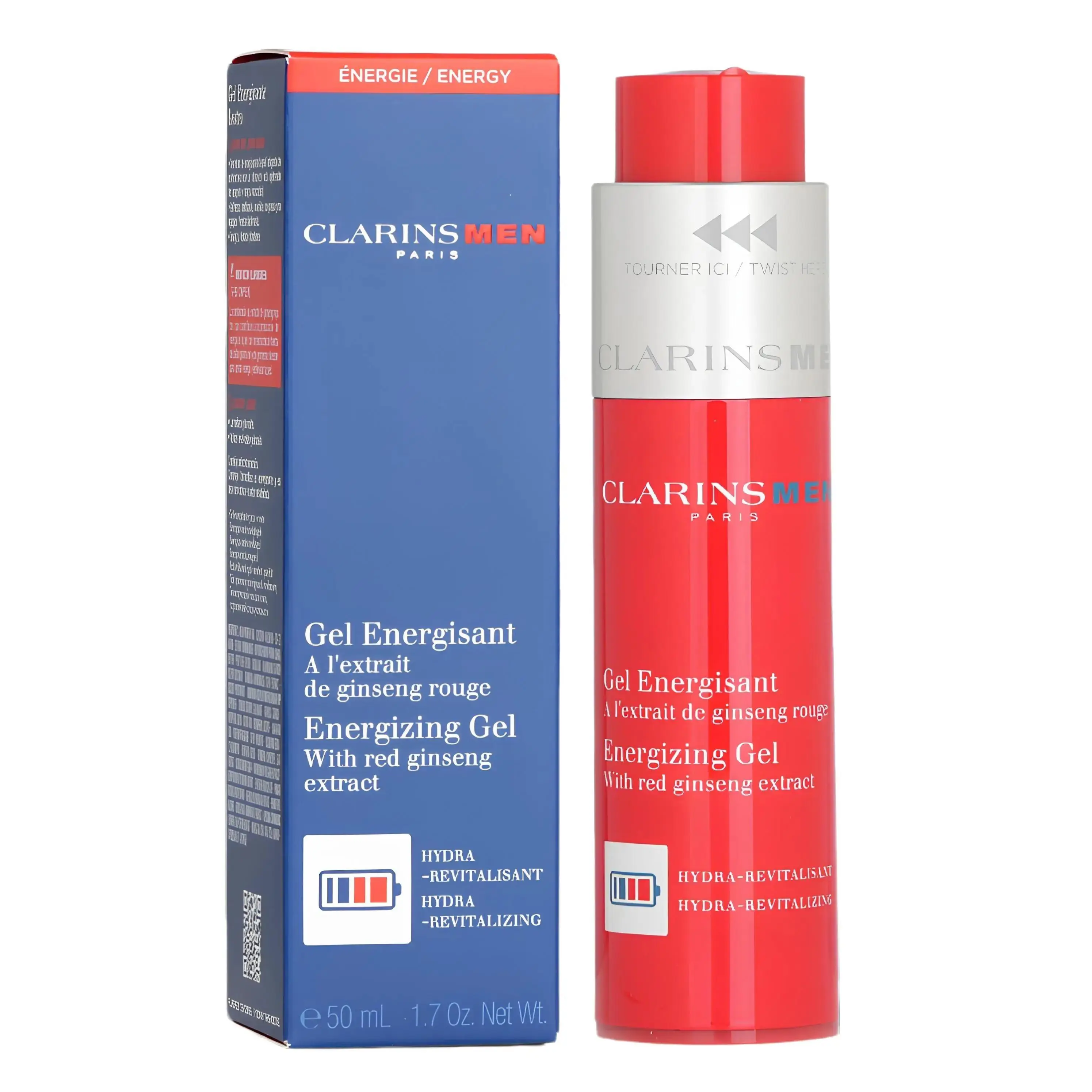 Clarins Energizing Gel With Red Ginseng Extract for Men , 1.7 Ounce