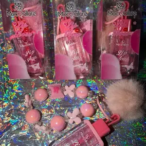 1 Glitter Gloss Bracelet- Enhance Your Look with Sparkling Shine Lipgloss Makeup Lip Gloss Long-Lasting Shimmer glass Hydrating Liquid Lip Gloss Glass Lip Glaze Set Colorful Glossy Lip Gloss Set Gloss Fearless