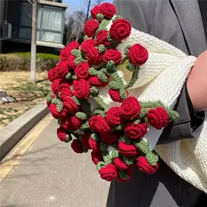 Handmade Crochet Bouquet Shawl, Rose and Leaf Design, Soft Lightweight Fuzzy Knit, Elegant Home Decor Perfect Gift