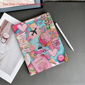 A Tablet Case with Pen Holder, book-style tablet protective cover compatible with iPad Pro11/iPad (8th Gen)/iPad Air 4/5/iPad Pro 11/iPad 10th Generation/iPad Air 13(M3 2025)/iPad Air 11(M3 2025)/iPad Air 11(M3 2025)/iPad 11(A16 2025)