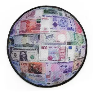 Globe Of Money Patch Baller World Travel Sublimated Embroidery Iron On