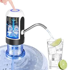 Water Dispenser for 5 Gallon Bottle,Electric Drinking Water Pump Portable Water Dispenser USB Charging Water Bottle Pump for Universal 2-5 Gallon Bottle，Drinking Water Jug Pump for Home, Kitchen, Living Room, Office,Camping