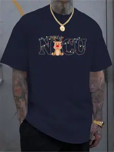 Medical staff Christmas exclusive! NICU reindeer T-shirt, wear holiday warmth on your body