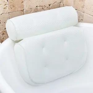 Luxury Bathtub Neck Pillow, Ergonomic Support for Shoulder and Back, Soft Memory Foam, Non-Slip, Ideal for Spa Bathing Experience