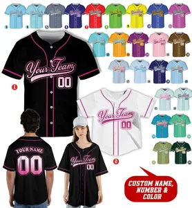 Personalized Team Name And Number Baseball Jersey, Custom Baseball Jersey Shirt, Baseball Jersey Uniform For Baseball Fans Baseball Lovers