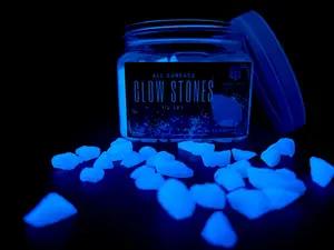 Sky Glow Stones - 1lb Jar - 1/2 inch - Perfect for landscape and hardscape