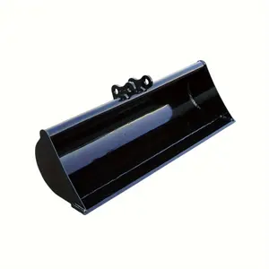 Plain Mud Bucket 1000mm Mini Excavator Attachments Bucket with Pin Steel Tool