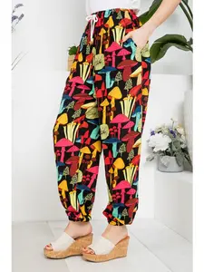 Mushie Print Pants