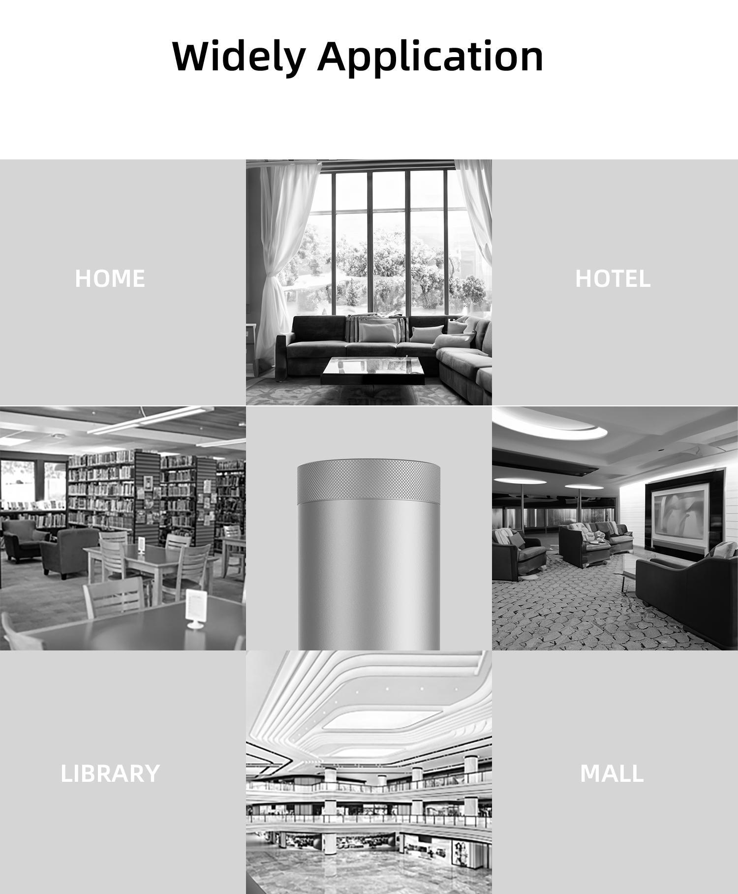 Core Favor Hotel Collection - Waterless Diffuser with 3 Oils - 1000 sq ft Coverage - Timer & Night Light