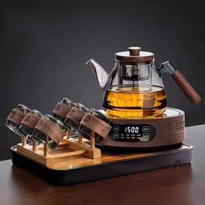 Household Electric Ceramic Tea Stove Mini Electric Heater Lightwave Furnace Small Induction Cooker for Boiling Water & Tea