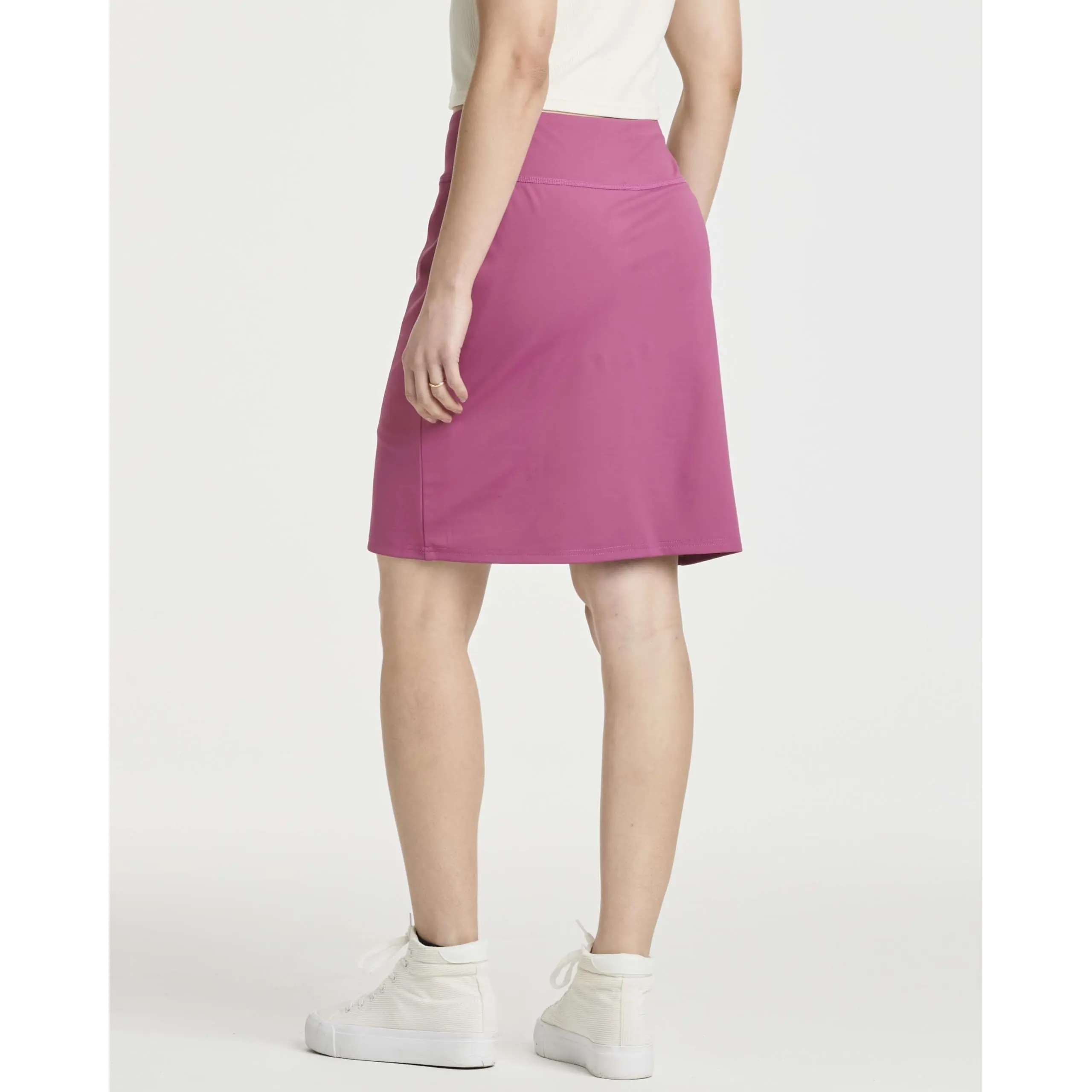 Real Essentials 3 Pack: Women's 20" Golf Skirts Knee Length Skorts Athletic Long Active Casual Pockets (Available in Plus)