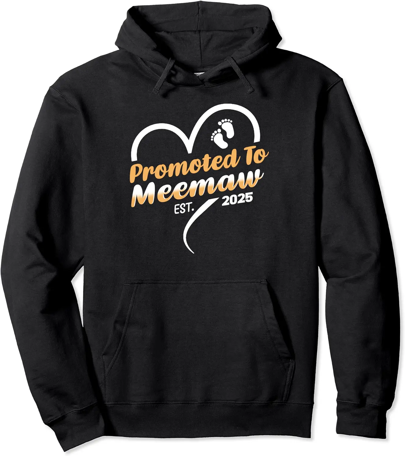 Promote To Meemaw Grandma EST 2025 Family Pullover Hoodie - Rivkafia Shop 28B0CZH9XTWB