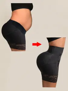 1Pc Seamless High Waist Shaping Panties Women's Slimming Tummy Control Waist Trainer Body Shaper Shapewear Panty Women's Underwear Sheath Flat Belly Woman Lingerie Butt Lifter