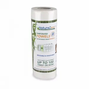 Bamboo Perforated Towels 25 Count, 1 pack