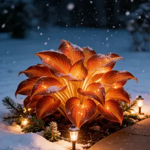 Hosta Seeds 800pcs Perennial Shade Plant for Garden Yard Easy Care Borders Under Tree Areas Containers Ideal for Borders Under Tree Areas and Containers Low Maintenance