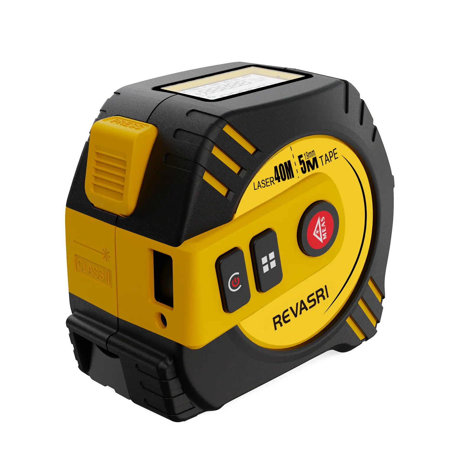 2 in 1 Digital Laser Tape Measure, Laser Distance Meter Display On Backlit LCD Screen 2 in 1 Digital Laser Tape Measure, Laser Distance Meter Display On Backlit LCD Screen