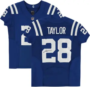 Jonathan Taylor Indianapolis Colts Autographed Blue Nike Elite Jersey - Fanatics Authentic Certified