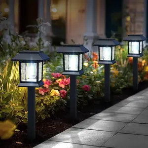 Solar Lights Outdoor,12 Pack 6000K  Auto /Off Solar Pathway Lights for Your Garden, Landscape, Path, Yard, Patio, Driveway,Walkway Decor