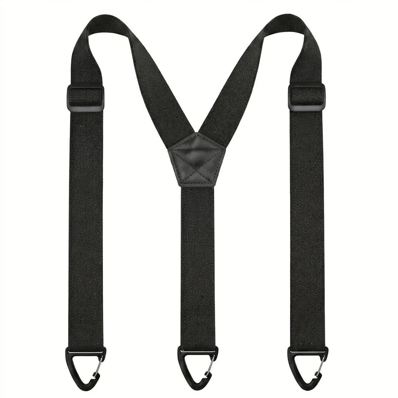 Hidden Suspenders for Men & Women 1.5" Wide Adjustable Heavy Duty Under Clothes Y-Back Braces with 3 Snap Loops