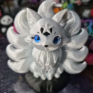 Nine tail figurine home decor collection star detail