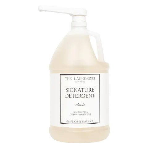 Signature Detergent Classic Gallon with Easy Dosing Pump & Bio-based All-purpose Formula for Stubborn Stains - 126 Washes