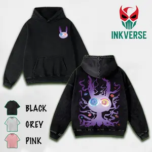 Abstracted Jax -The Amazing Digital Circus Double Printed Lightweight Acid Washed Tee TV Show Graphic Top Shortsleeve Cotton Gift TShirt, Gift T-Shirt For Movie Lover tees good