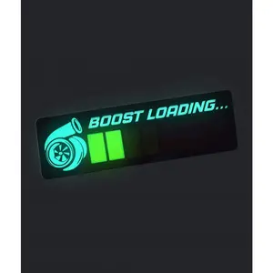 Turbo Boost Loading - v2.5 USB Rechargeable - Illuminated Adhesive Decal