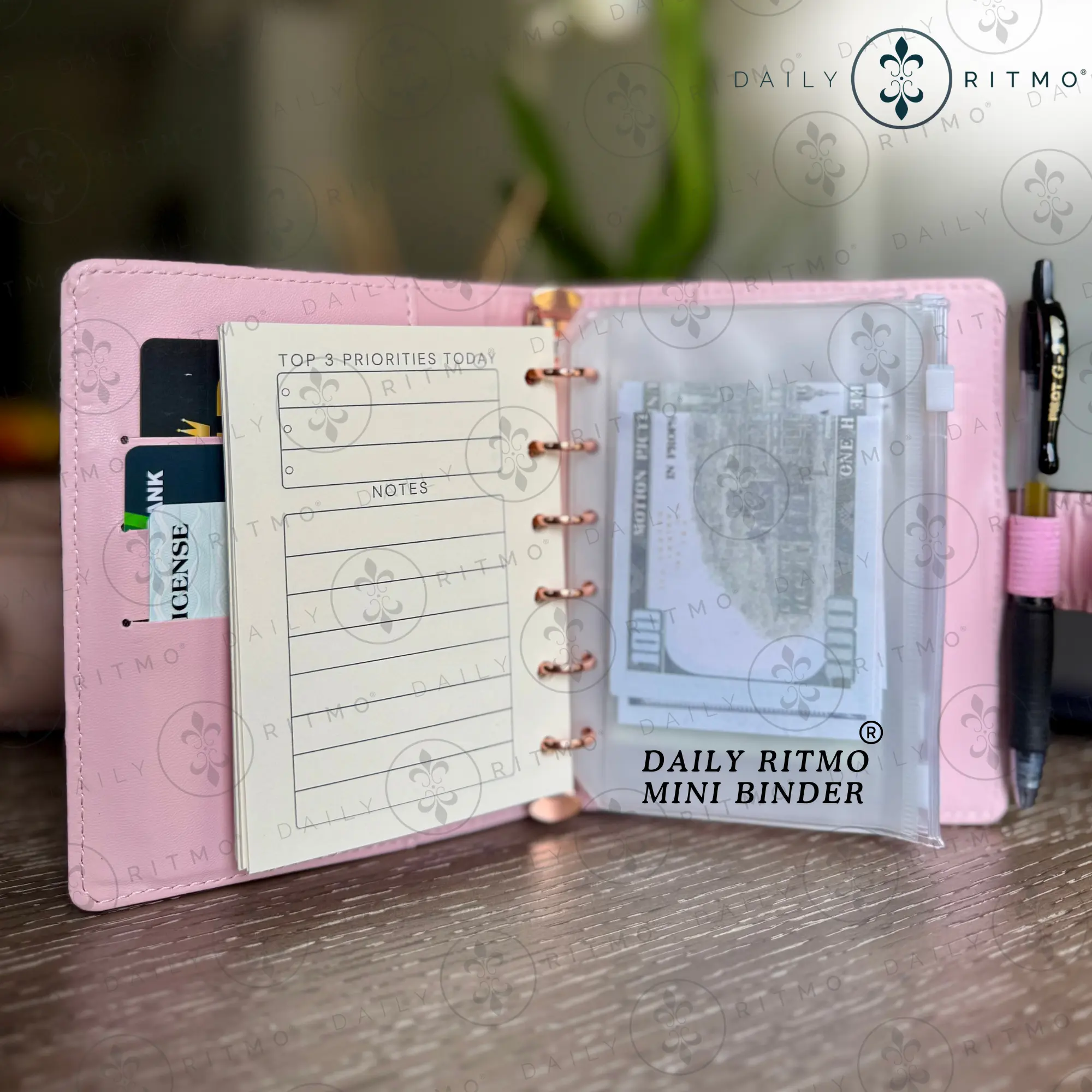 DAILY RITMO Mini Checkered A7 Wallet detail 3