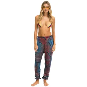 HAND DYED SWEATPANTS - TIE DYE MULTI