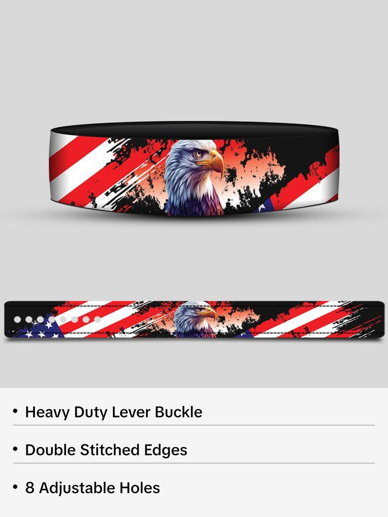 Custom American Flag Weightlifting Lever Belt Custom American Flag Weightlifting Lever Belt