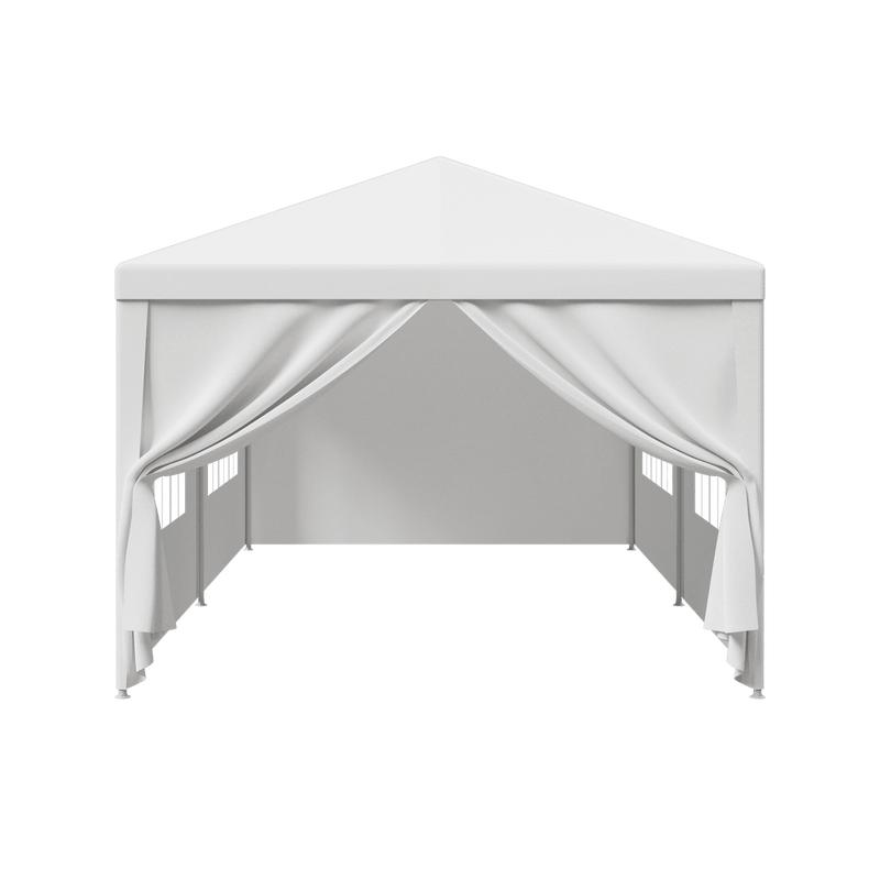 SUPERDEAL Gazebo Party Outdoor Tent in White Wedding Canopy Cater Events