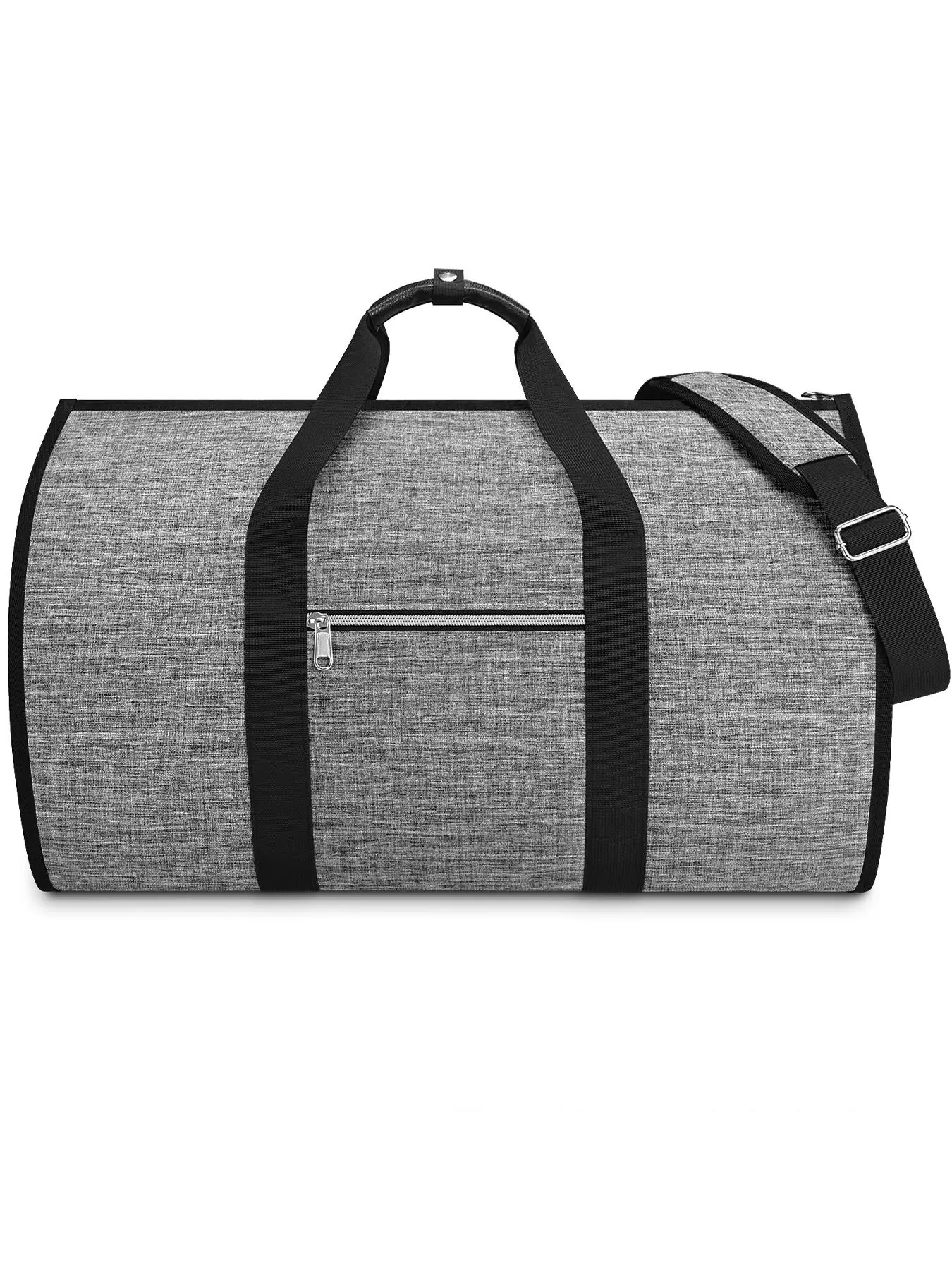 45l High Capacity Solid Travel Duffel Bag, Travel Essentials, Foldable Organizer, Garment Bag, Removable Shoulder Strap Travel Bag, Suitable for Busin