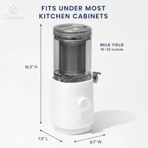 Kayoura M1 Nut Milk Maker Machine - 8-in-1 34oz Plant-Based Dairy-Free Maker - 10 Stainless Steel Blades for Oat, Almond, Soy Milk & Grains - Low-Noise, Self-Cleaning Automatic Milk Maker vegan milk extractor porridge maker soy milk machine pitcher blende