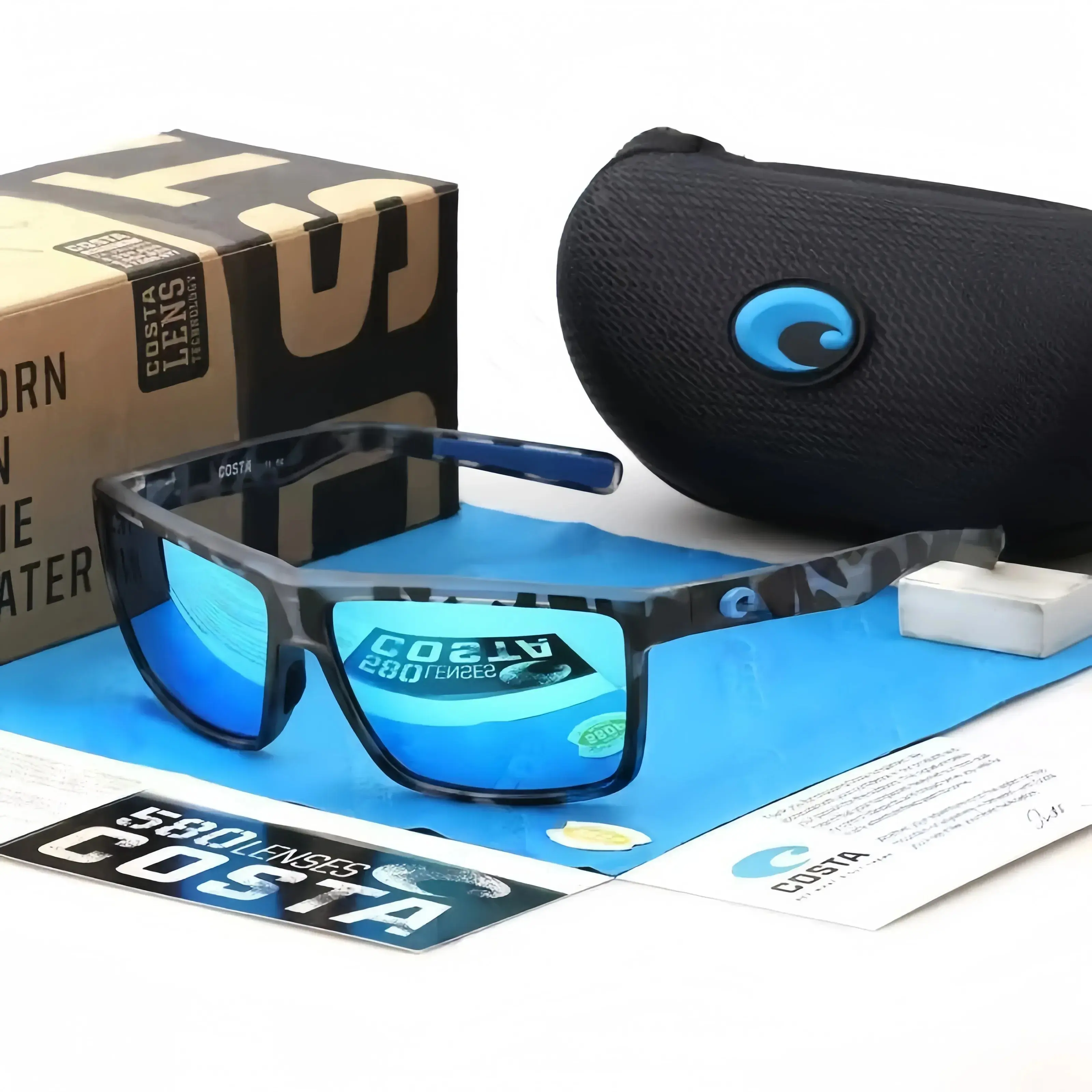 Costa Del Mar Premium Polarized Sunglasses UV400 Outdoor Fishing Driving Boating Eyewear