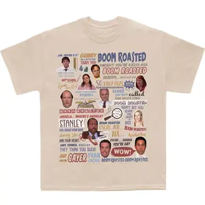 The Offices's Boom Roasted Shirt, Funny Movie Shirt, The Office Batch Tv Series Tee